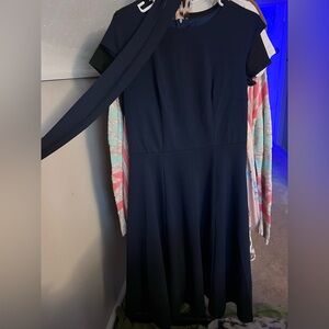 Elegant Navy Blue Dress